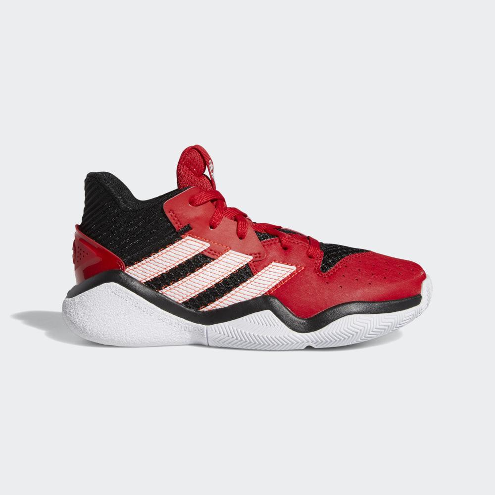 Adidas Boys' Harden Stepback Basketball Shoes Black/Deep Red/White Ireland EF9904